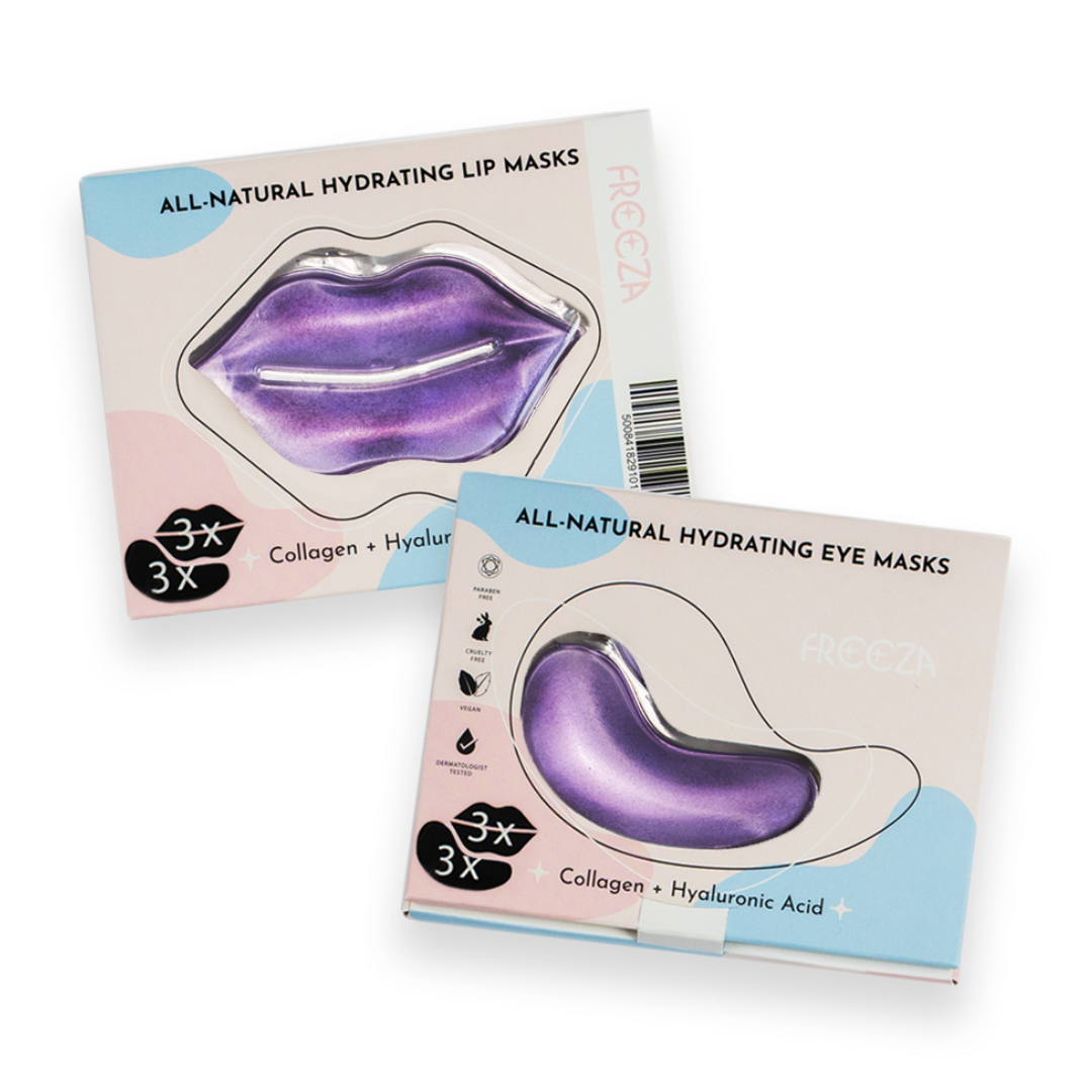 Eye and Lip Mask - 3 Pairs