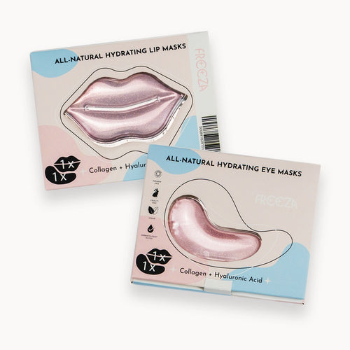 Eye and Lip Masks – Pink – pack