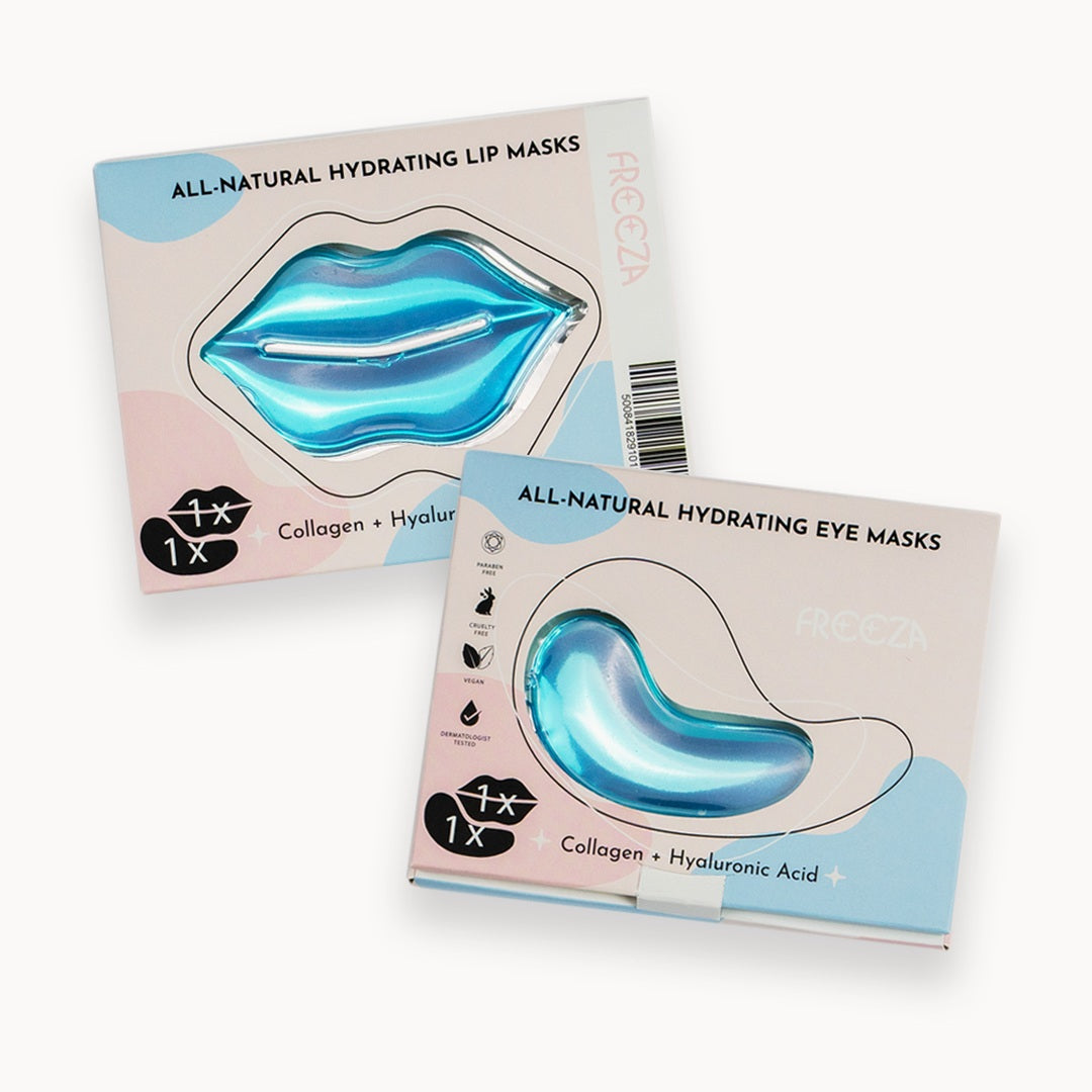 Eye and Lip Masks – Turquoise – pack