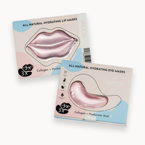 Eye and Lip Masks – Pink – pack