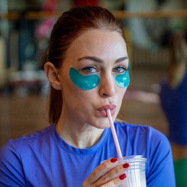 Eye and Lip Masks – Turquoise – smoothie