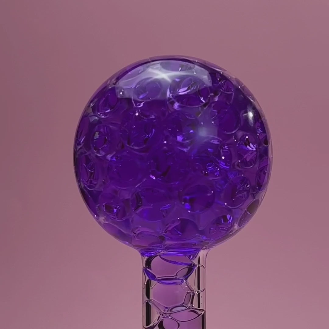 Facial Ice Globes – Purple – close-up