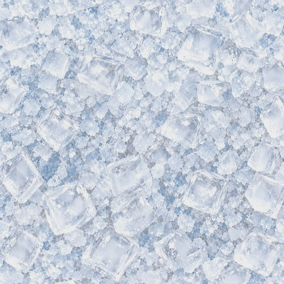 Facial Ice Globes – Blue – dropping into ice